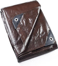 GUARD SHIELD Brown Tarp 12x16 Feet Waterproof Tarps Lightweight Camping Tarp by GUARDSHIELD