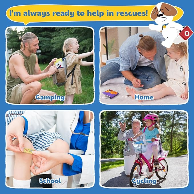 StBernard First Aid Kit for Kids, Small Pocket Size Medical Kit - Image 4