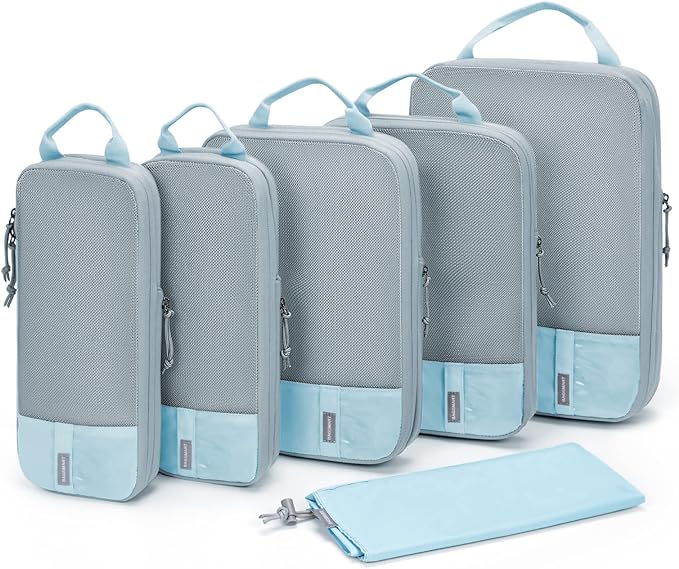 BAGSMART 6 Set Compression Packing Cubes by BAGSMART