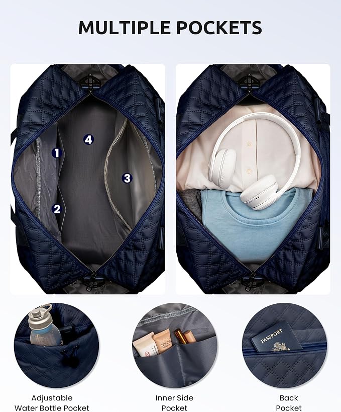Birthday Gifts-for Women-Initial Duffle Bag - Image 5