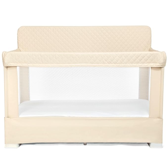 Baby Delight Lunaire Full Size Crib | Breathable Mesh Baby Crib | Tool-Free by BabyDelight