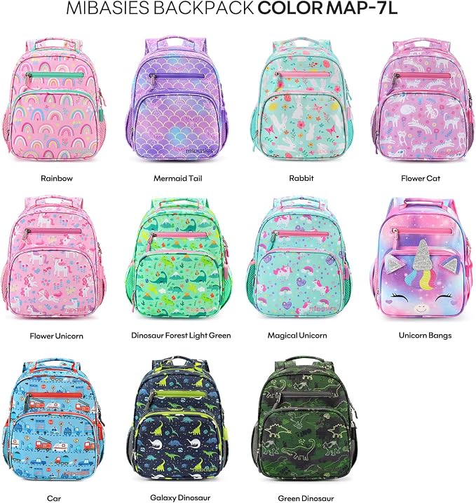 mibasies Toddler Backpack for Girls 2-4: Cute Kids Backpacks for Girls - Image 6
