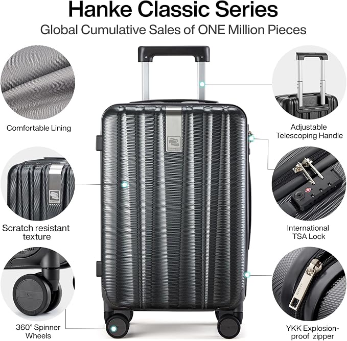 Hanke 24 Inch Luggage Suitcases - Image 3