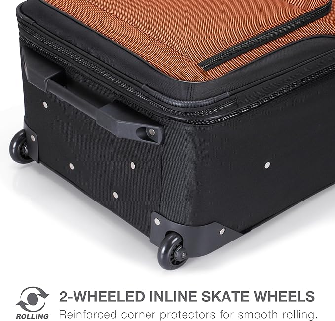 Travel Select Amsterdam 25-Inch Softside Expandable Rolling Upright Luggage - Image 5