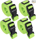 Buckle Straps with Clips, Adjustable Nylon Strap with Buckle, Packing Strap by Masterwise