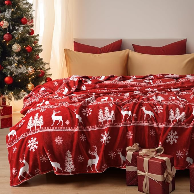 PHF Printed Fleece Blanket King Size, No Shed No Pilling Ultra Soft Plush Cozy - Image 2