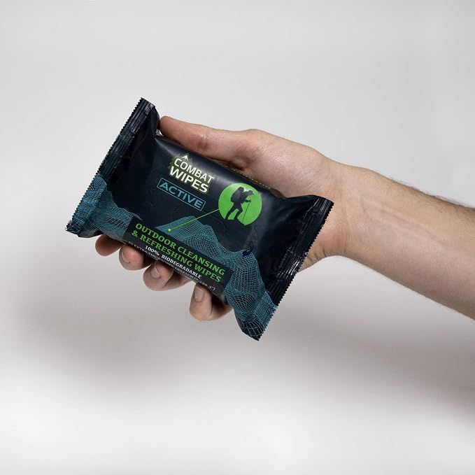 Combat Wipes ACTIVE Outdoor Wet Wipes - Image 3