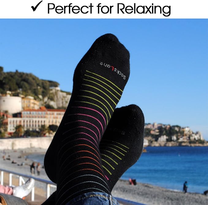 Cotton Compression Socks for Women & Men. 15-20 mmHg Support Knee-High Nude - Image 4