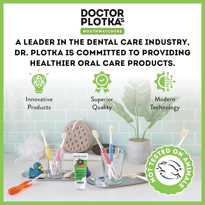 MOUTHWATCHERS Dr Plotkas Soft Flossing Toothbrush, Folding Travel Toothbrush - Image 8