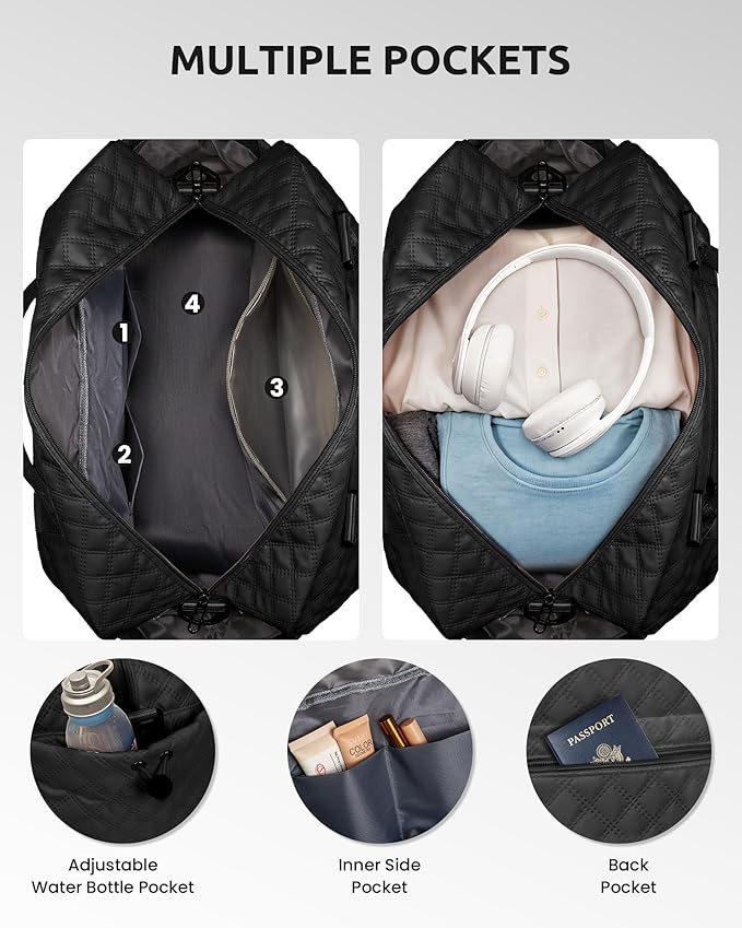 Women Gifts for Wife-Initial Duffle Bag - Image 5