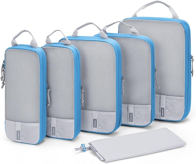 BAGSMART 6 Set Compression Packing Cubes by BAGSMART
