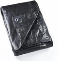 GUARD SHIELD Black Tarp 8x8 Feet Waterproof Tarps Lightweight Camping Tarp by GUARDSHIELD