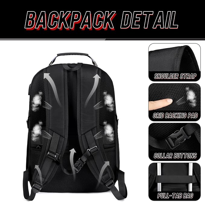 Z-MGKISS Travel Backpack, 50L Extra Large Travel Laptop Backpack, Travel - Image 2