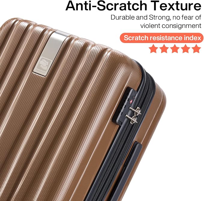 Hanke 20 Inch Carry On Luggage 22x14x9 Airline Approved Lightweight PC Hard - Image 6