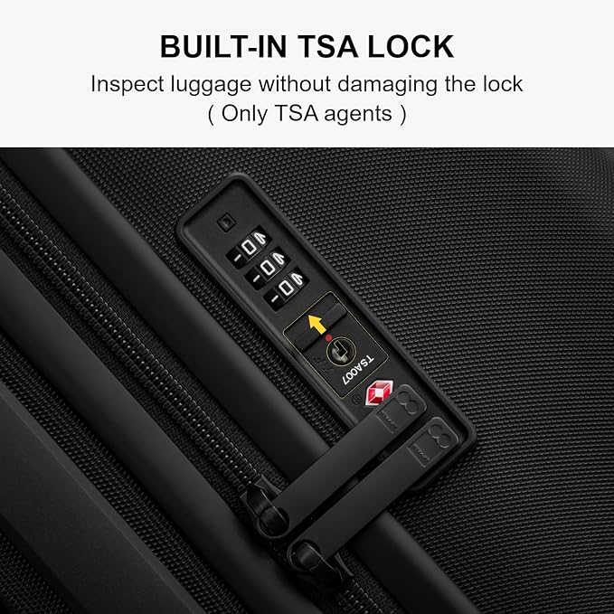 LEVEL8 Carry on Luggage Airline Approved, Small Carry-on Suitcases - Image 6