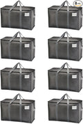 VENO 8 Pack Moving Bags, Heavy Duty, Moving Boxes Alternative, Packing Storage by Veno