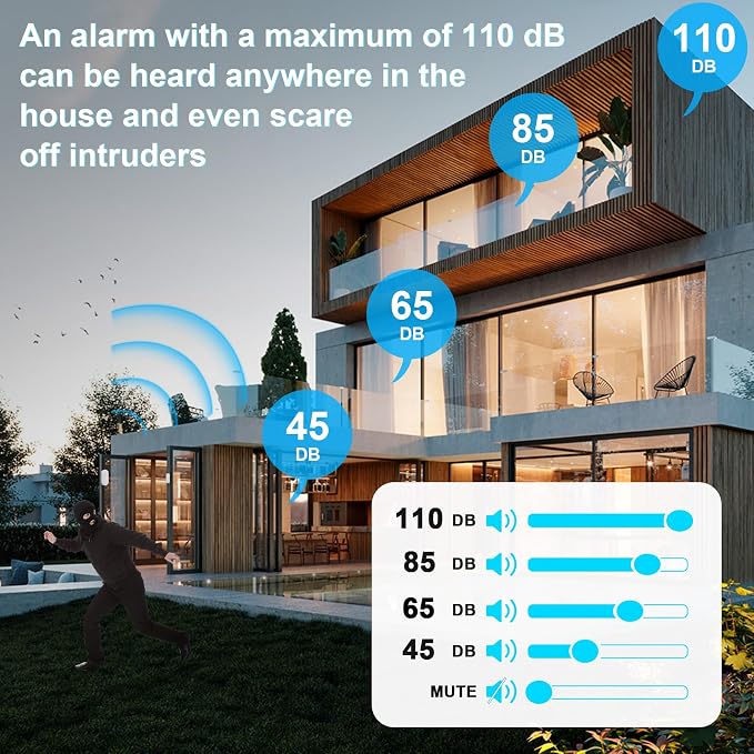 Sanjie Door Chime, Wireless Door Chimes When Door Opens Entry Alarm - Image 6