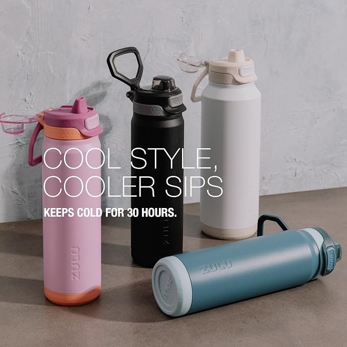 ZULU Powerfill Pro 24oz Stainless Steel Water Bottle - Image 5
