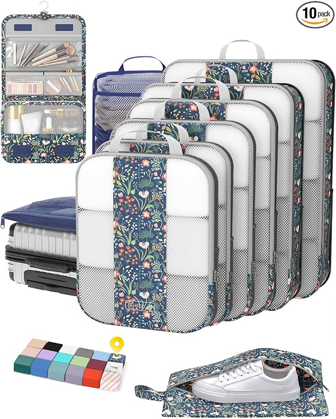 10 Set Compression Packing Cubes by OlarHike