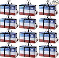 TAILI Extra Large Moving Bags, 12 Pack Clear Heavy Duty Totes by TAILI