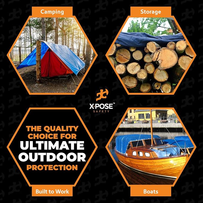 Better Blue Poly Tarp 8' x 15' - Image 7