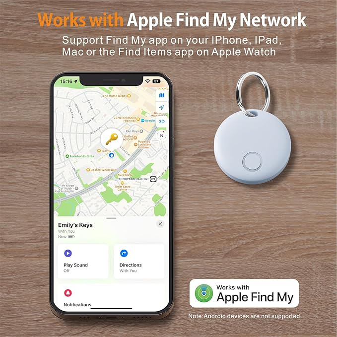 Reyke Air Tracker 4 Pack, Smart Tag Luggage Finder, Works - Image 3
