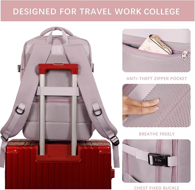 SHRRADOO Travel Laptops Backpack - Image 4