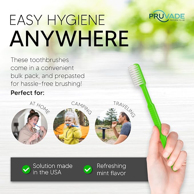 100 Pack Disposable Toothbrushes - Image 5