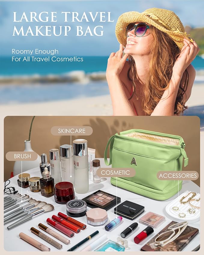 Birthday Gift for Daughter-Teen Girl Gifts Trendy Stuff, Initial Large Makeup - Image 3