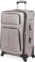 SwissGear Sion Softside Expandable Luggage, Checked-Medium 25-Inch by SwissGear