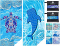 Microfiber Thin Lightweight Beach Towel Sand Free Quick Dry Absorbent Compact by WIDDONEN