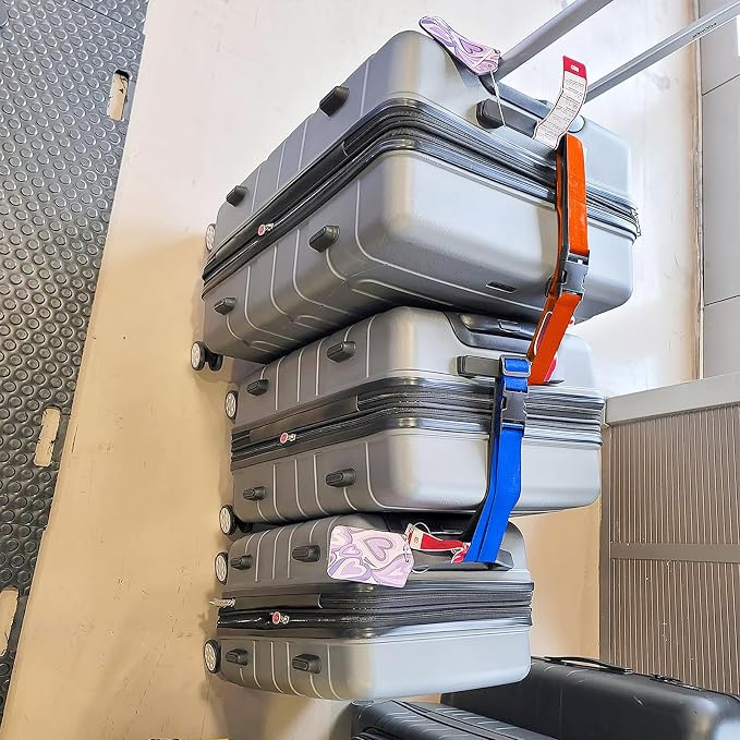 4Pack Luggage Straps Add Bag Luggage Straps to Connect Two Suitcases, - Image 7