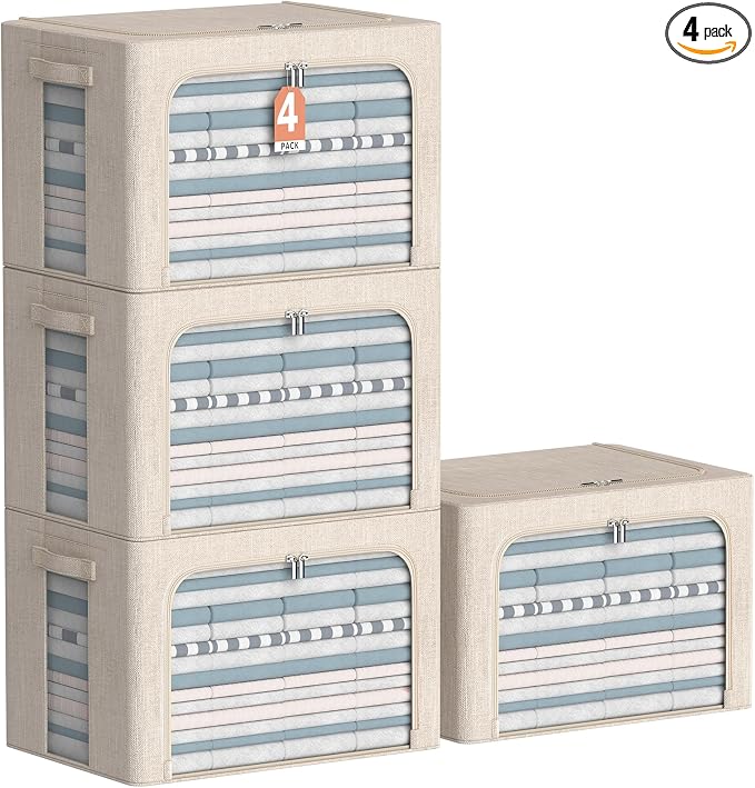 4 Pack Clothes Storage Bins by CYhom