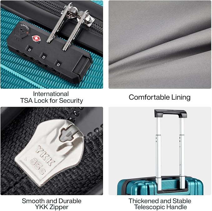 Hanke 24 Inch Luggage Suitcases - Image 8