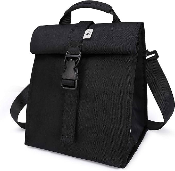 SUNNY BIRD Insulated Lunch Bag Rolltop Lunch Box by SUNNYBIRD