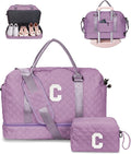 Birthday Gifts for Women-Initial Duffle Bag by Vogewood