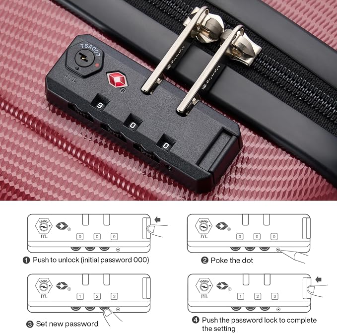 Hanke Luggage Sets 2 piece Carry On Luggage - Image 7