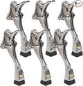 6 Packs Heavy Duty Kickdown Door Stopper, One Touch Adjustable Kickdown Door by ENYZTBI