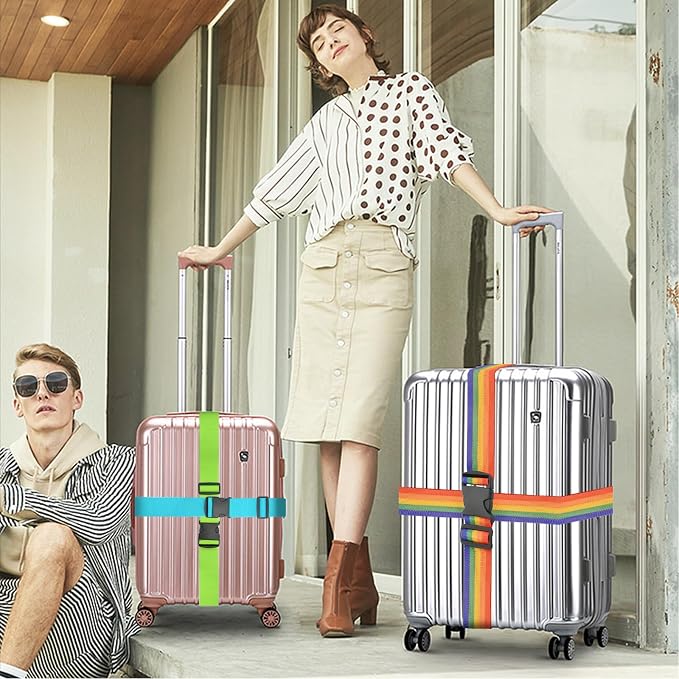 BILIONE Luggage Straps, TSA Approved Add a Bag Premium Accessory - Image 4