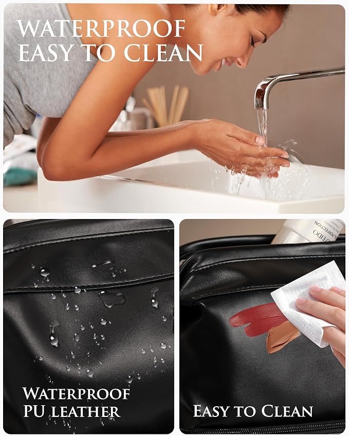 Personalized Graduation Gifts, Initial Large Makeup Bag, Personalized Double - Image 7