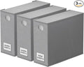 SpaceAid 3 Pack Bed Sheet Organizers and Storage, Foldable Sheet Organizer by SpaceAid
