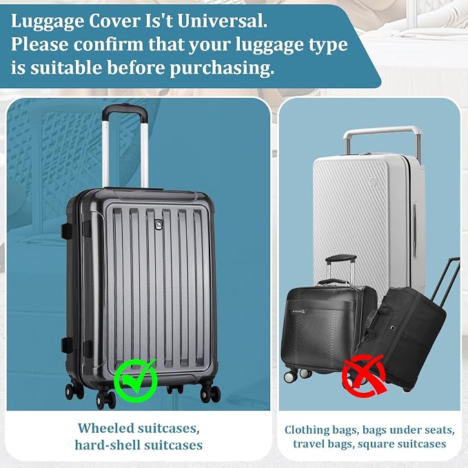 Upgraded Transparent TPU Luggage Cover Protector - Image 7