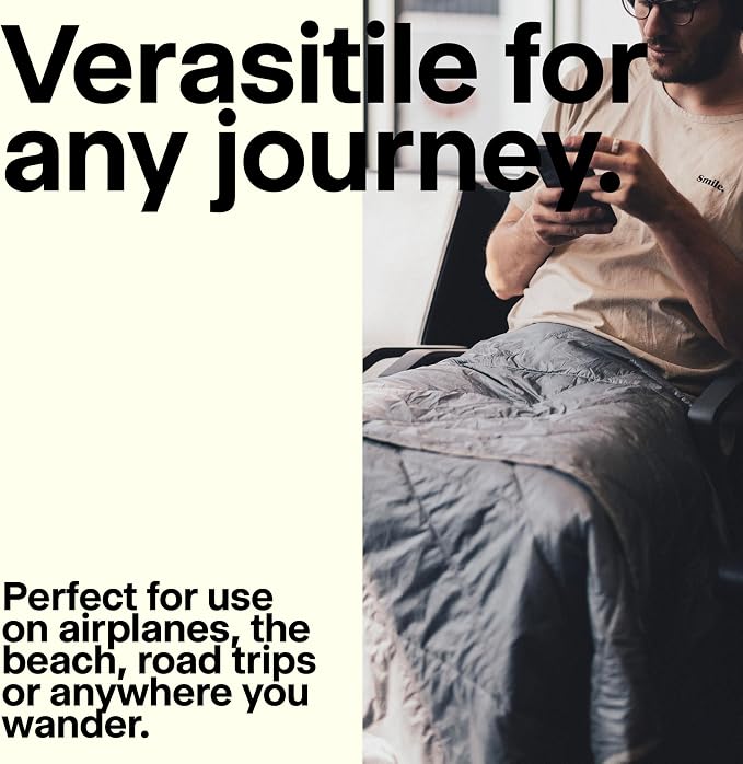 Gravel Layover Travel Blanket – Ultra-Light, Compact Down Alternative - Image 7