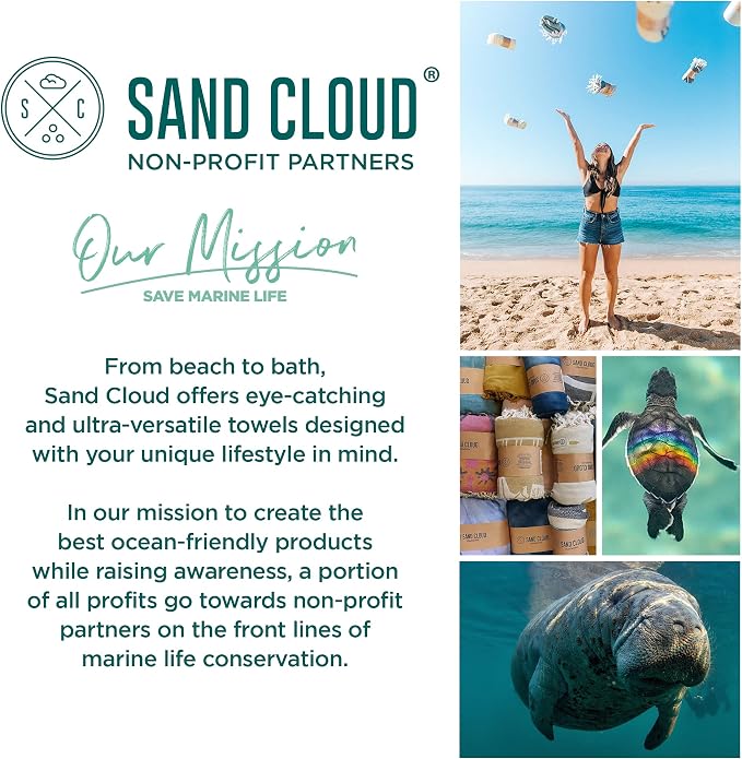 Sand Cloud Extra Large Turkish Beach Towel - Image 6