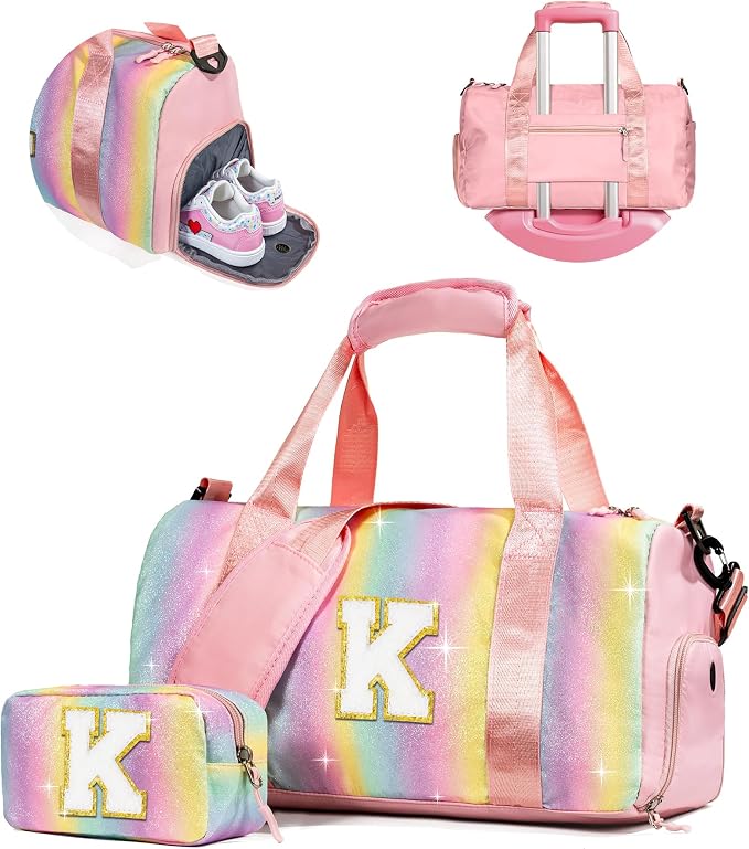 Girls Cheer Up Gifts-Girl Gym Bag by Vogewood