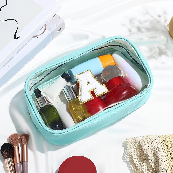 YOOLIFE Initial Clear Makeup Bag | Travel Clear Makeup Bag | Travel Beach - Image 7