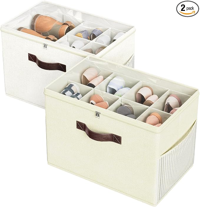 Budding Joy 2 Pack Shoe Organizer by BuddingJoy-BuildaJoyfulLifeforYou