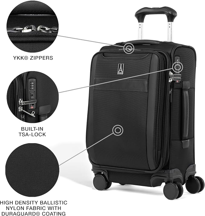 Travelpro VersaPack+ Lightweight Softside Expandable Carry on Luggage, 8 - Image 5