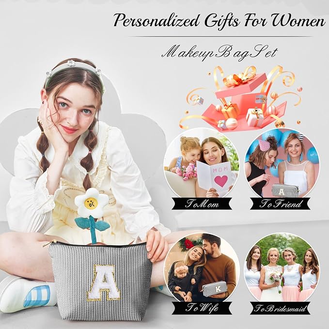 YOOLIFE Girls Gifts: Personalized Makeup Bag - Image 3