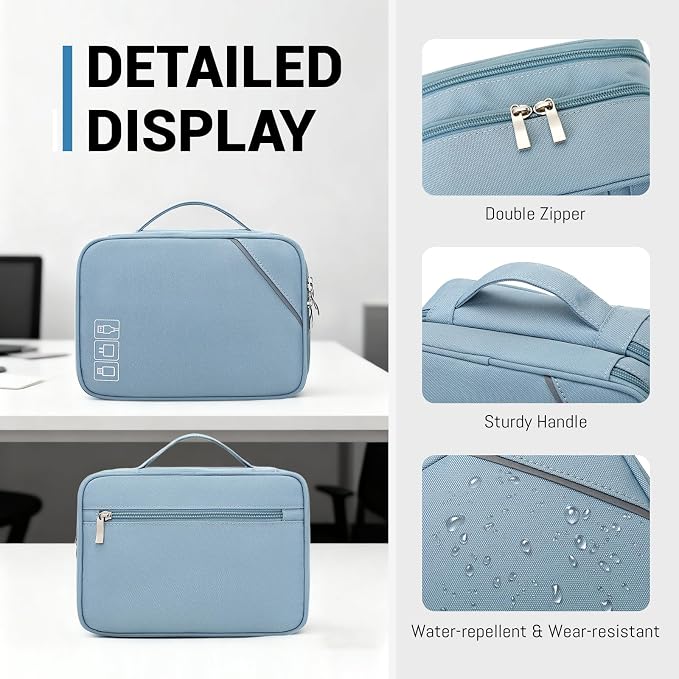 Lanola Electronic Accessories Case, Electronics Travel Organizer, Portable - Image 6